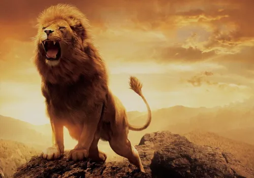 Roaring Lion Photo Backdrop 