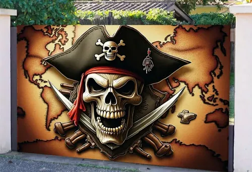 Pirate Flag With Hat 