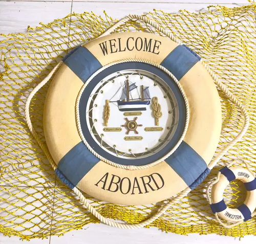 Welcome Aboard Decorative Buoy