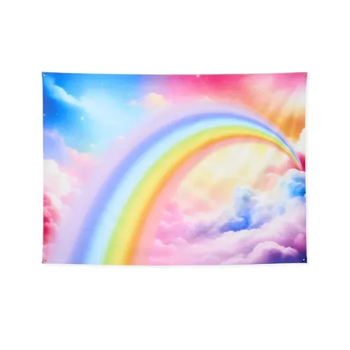 Rainbow Sky Backdrop Banner 
