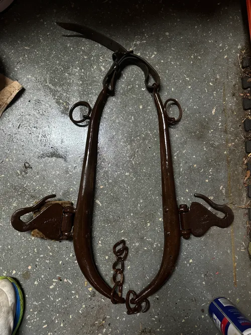 Antique Metal Horse Harness 