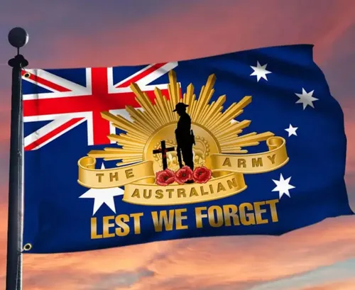  Rememberance Banner - Lest We Forget ANZAC 
