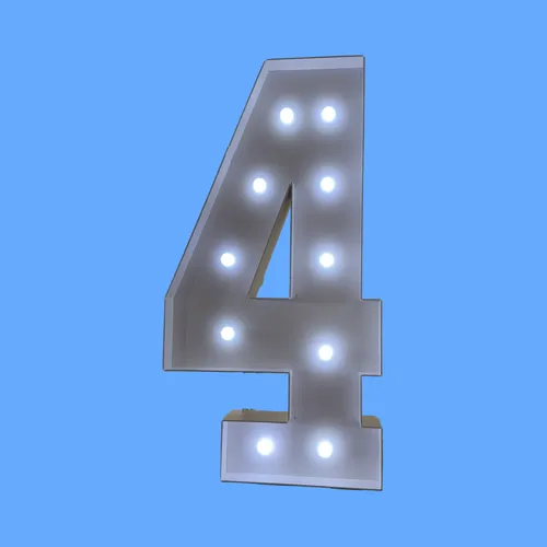 Light Up Number 4