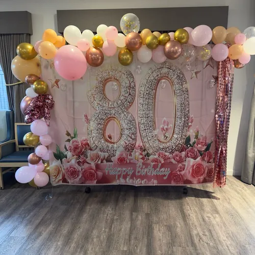 80th Birthday Banner - Female