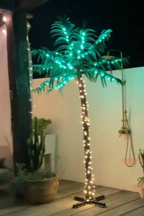 Light Up Palm Trees