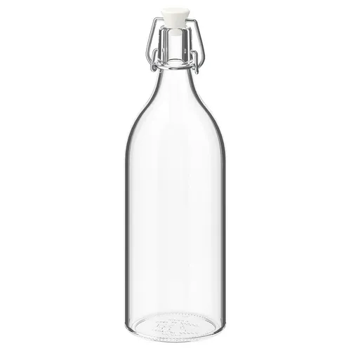 Ikea Glass Water Bottles with Stopper 
