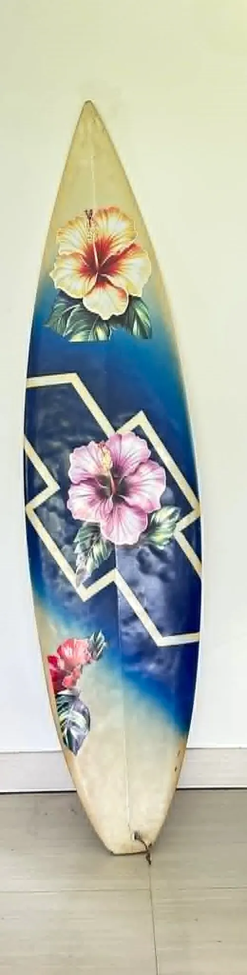 Beach Themed Surf Board