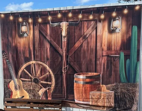 Western theme backdrops