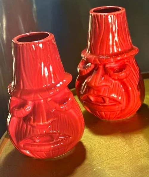 Tiki Ceramic Vase/ Mugs 