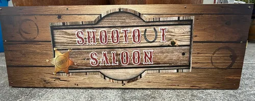 Shootout saloon sign 