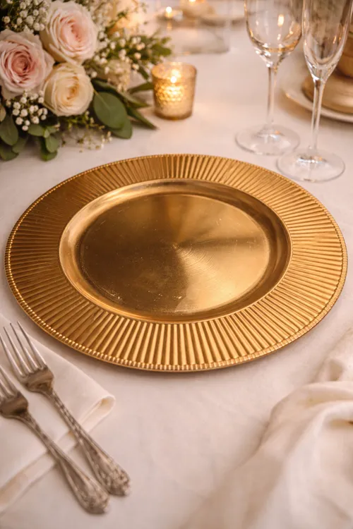 Gold Charger Plates