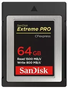 SanDisk Extreme PRO CFExpress Type B 64GB memóriakártya (1500/800 MB/s sebesség) (186484)