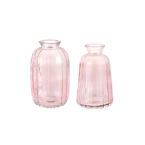 Set de 2 Floreros Rosados