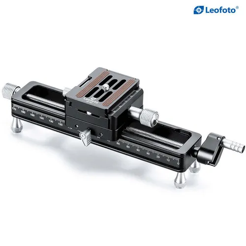 Leofoto MP-180S Macro Focusing Rail with Rotating Arca-Type QR System (7.1