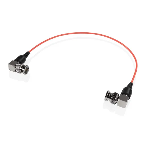 Cable BNC 90 Skinny Rouge 12''