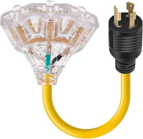 Cable 30A to 110 Adapter Generator Power Cord