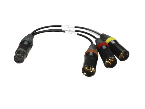 SKA-DMS Double-M/S Breakout, XLR-7F to 3x XLR-3M