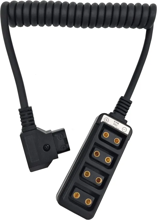 D-Tap Splitter Long Coiled