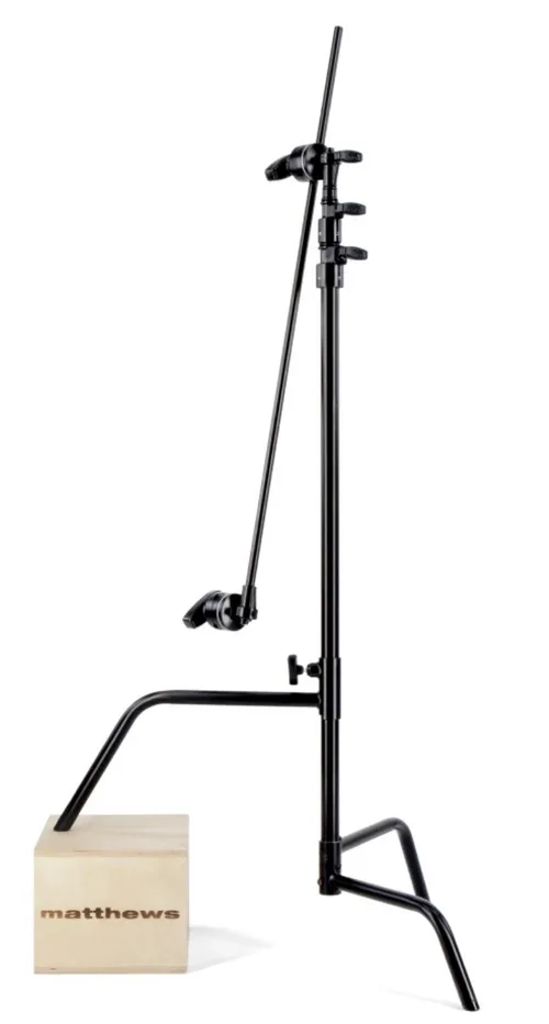 Matthews C-Stand Sliding Leg Noir