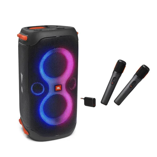Karaoke Bundle – JBL PartyBox 110 + 2 Wireless Microphones