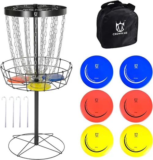 Portable Disc Golf Set