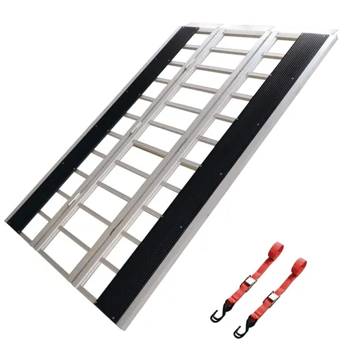 Tri-Panel Folding Aluminum Loading Ramp 1500-lb