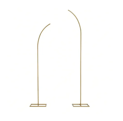 Gold Floral Stands (Set of Two - Rental Only)