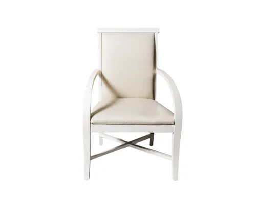 White Upholstered Chair 