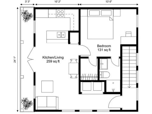 1-Bedroom