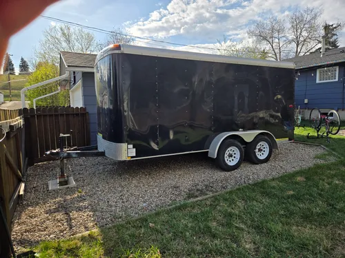 7 x 14 Enclosed Cargo Trailer (2-5/16