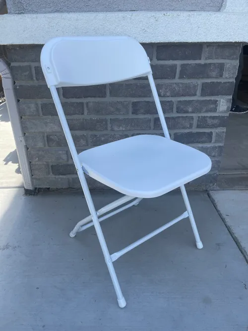White Plastic Chairs 
