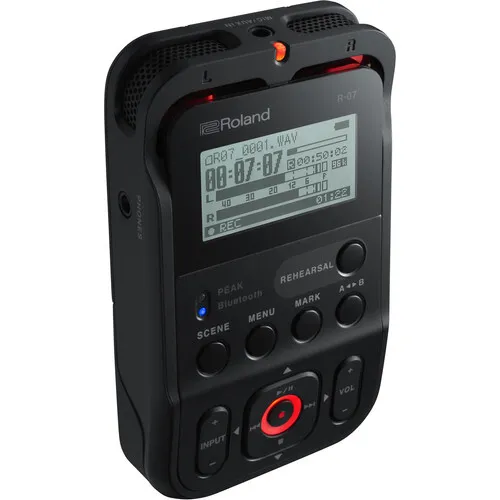 Lydopptaker - Roland R-07 (inkl. headset)