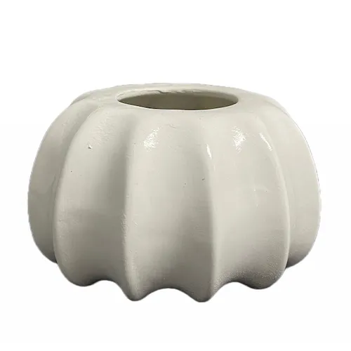 Vase - Pumpkin (White)