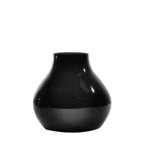 Reese Squat Vase 15cm (black)