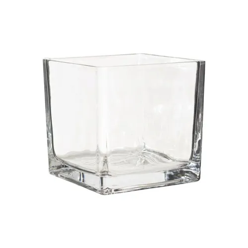 Vase - Clear Cube (5cm x 5cm)