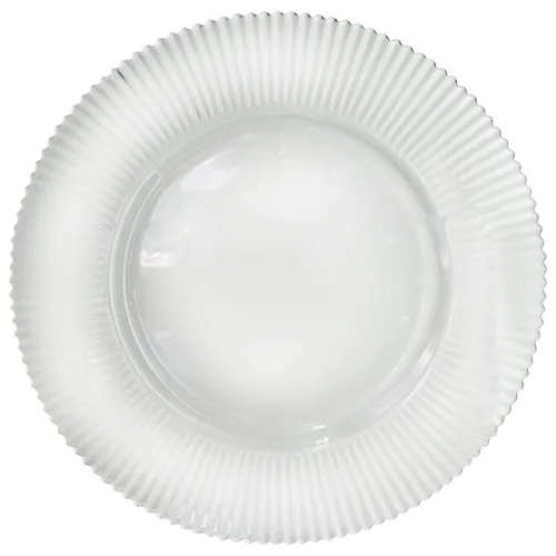 Glass Under Plates - Clear with Lines