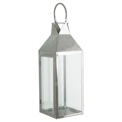 Lantern - Silver (41cm) (Single Unit)