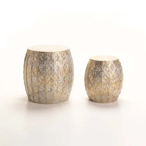 Side Table - Eastern Gold (Set of 2)