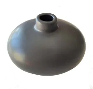 Vase - Black Ceramic Bud