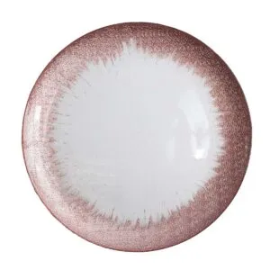 Glass Under Plates - Pink Splash