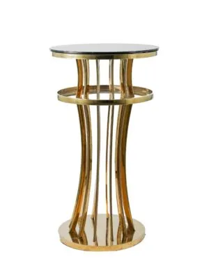 Bar Table - Cartier (Black & Gold)