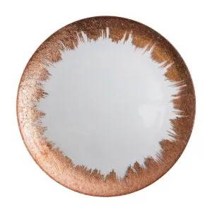 Glass Under Plates - Rose Gold Splash