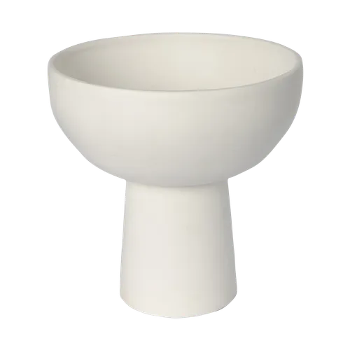 Modernist Mushroom Vase - White (25CM)