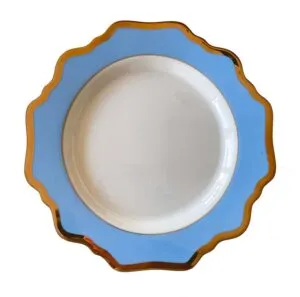 Side Plates - Blue Porcelain