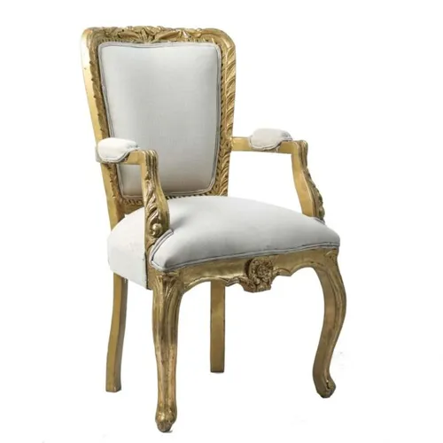 His & Hers Chair (Gold/Beige Low Back)