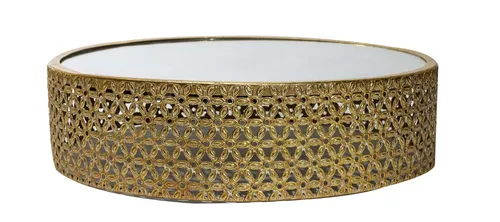 Cake Stand - Mirror Gold