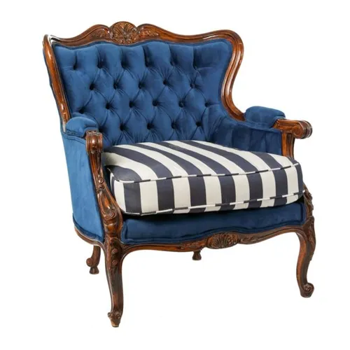 Couch - Royal Blue (1 Seater)