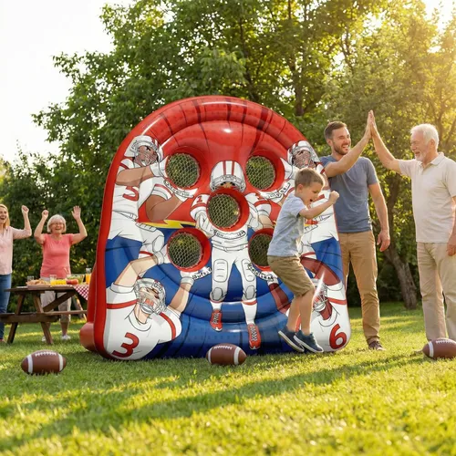 INFLATABLE FOOTBALL TOSS