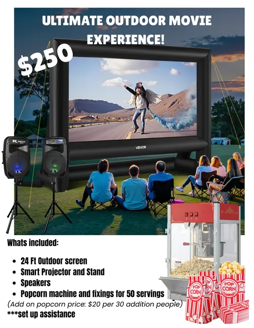 OUTDOOR MOVIE NIGHT PACKAGE