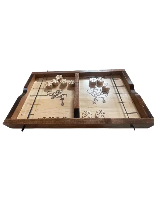 Fast Sling Puck (Wooden Table Game)